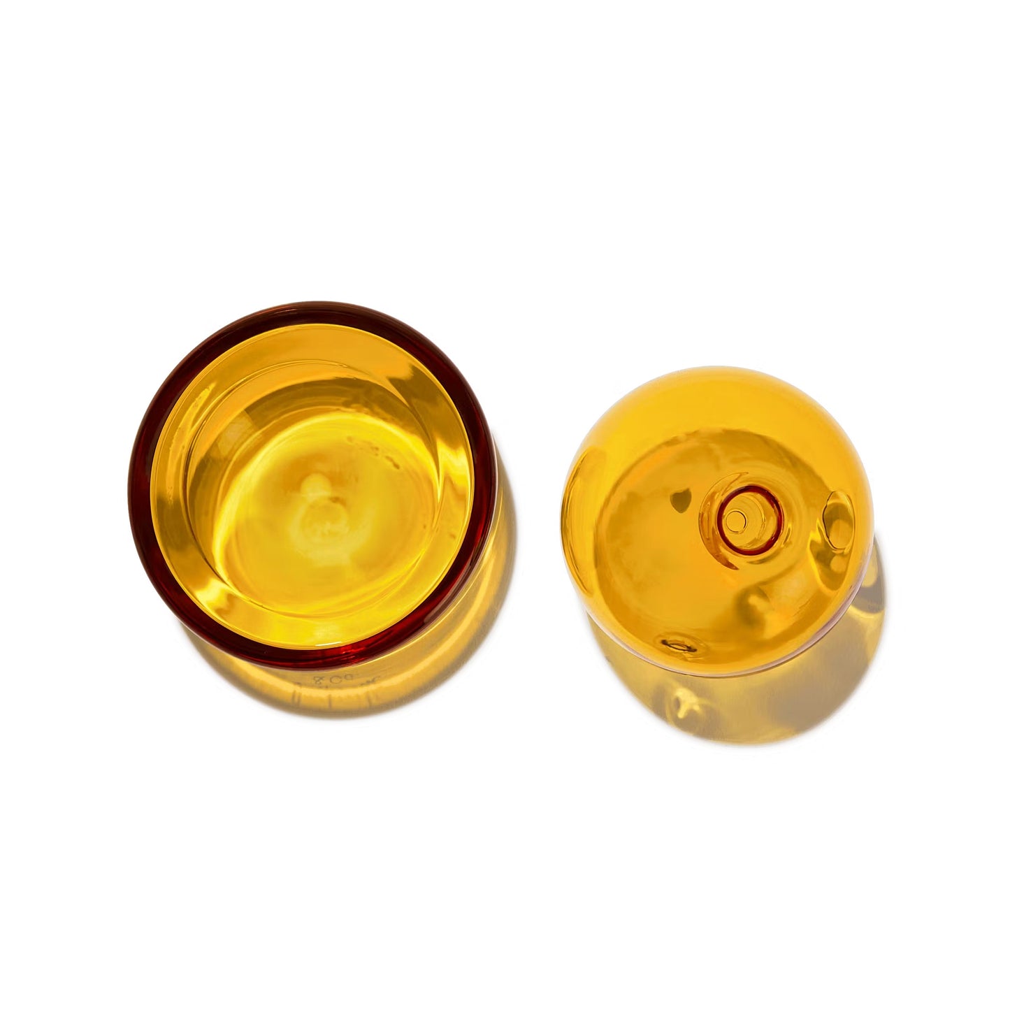 サックビル&カンパニー - イエロークリスタルボール喫煙パイプ(2個セット)