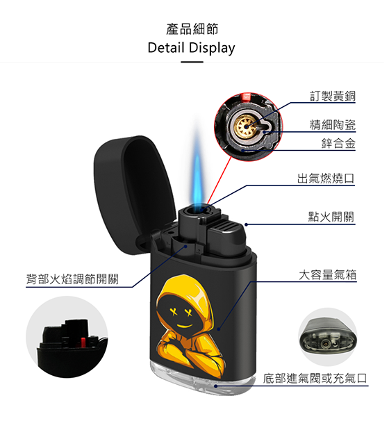 ZENGAZ防風打火機🧢Naughty boy | 帽踢BOY