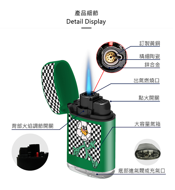 ZENGAZ 防風ライター 🌸Happy Flower|ハッピーフラワー