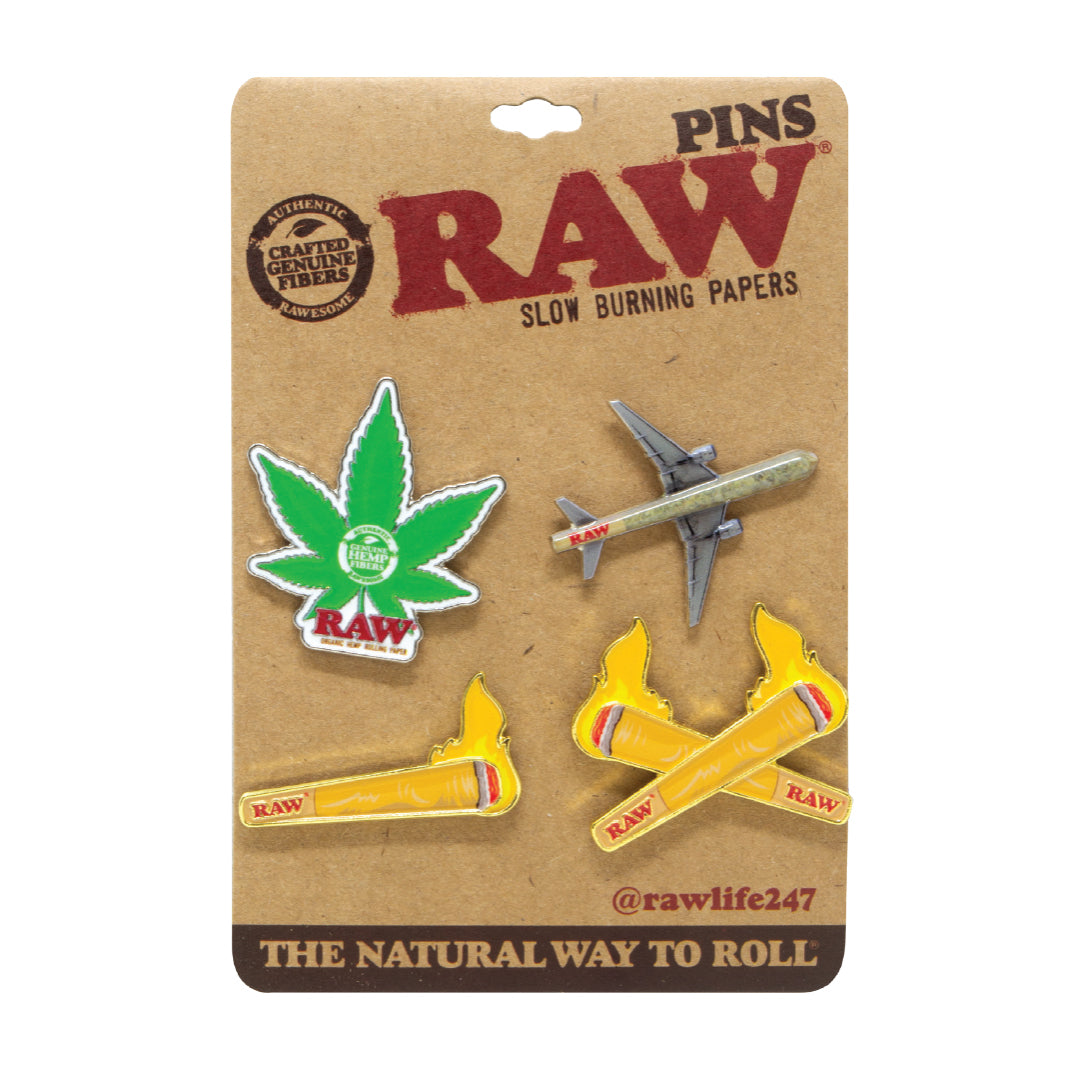 RAW - 420 徽章四入組