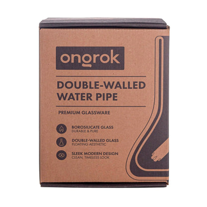 ONGROK 雙層玻璃水煙壺｜Double Glass Wall Water Pipe