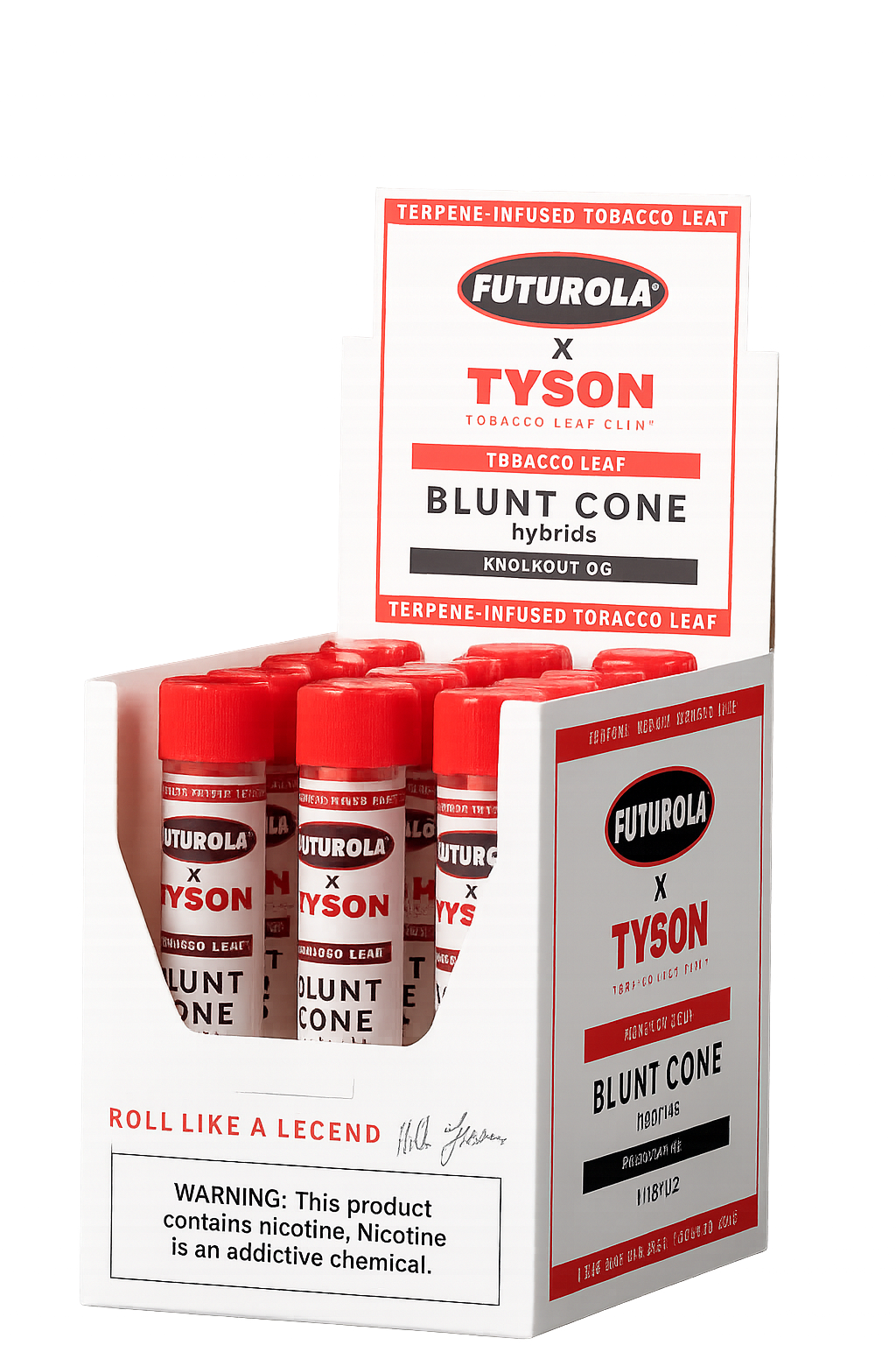 Futurola x Tyson - 拳王泰森聯名款 Knockout OG 萜烯菸草葉預捲紙 (1入)