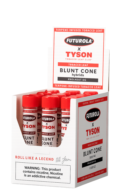 Futurola x Tyson - 拳王泰森聯名款 Knockout OG 萜烯菸草葉預捲紙 (1入)