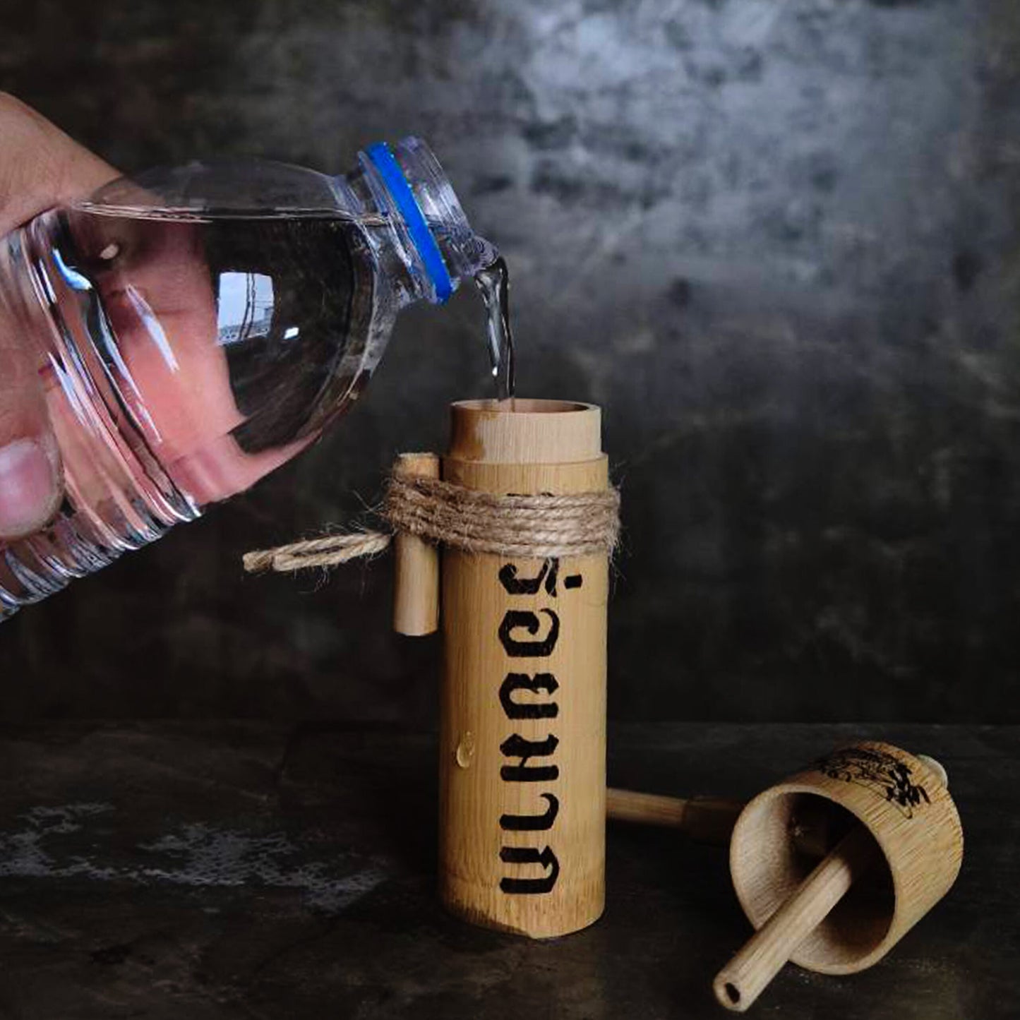 Pocket Organic Gangsta - Aroi Mak Water Pipe 手工竹製水煙壺