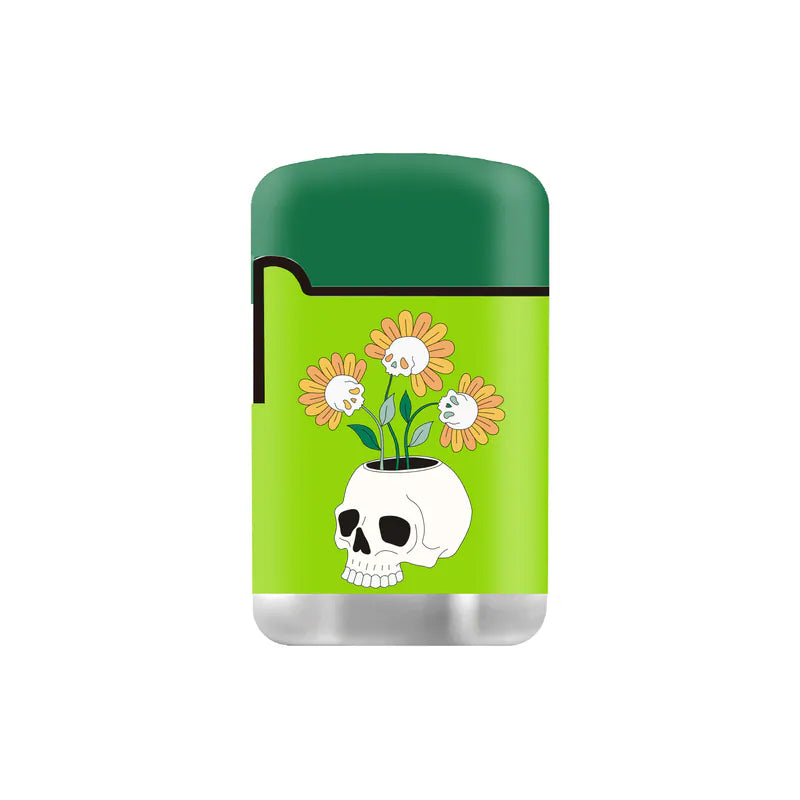 ZENGAZ 防風打火機｜Skull Planter 骷髏盆栽