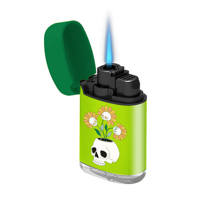 ZENGAZ 防風打火機｜Skull Planter 骷髏盆栽