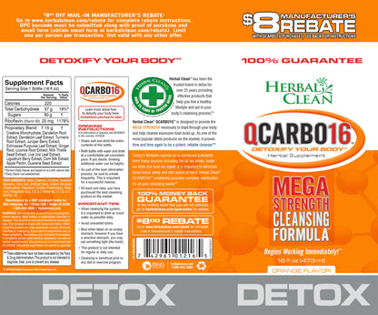 Herbal Clean - QCarbo16 Same-Day Detox