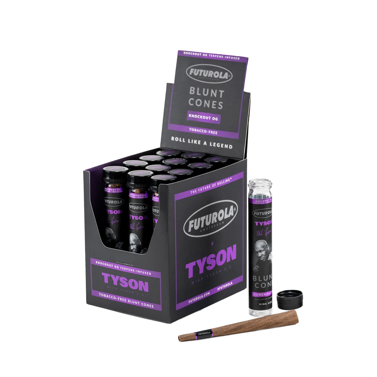Futurola × Tyson 2.0 - Knockout OG 無菸草萜烯預捲筒
