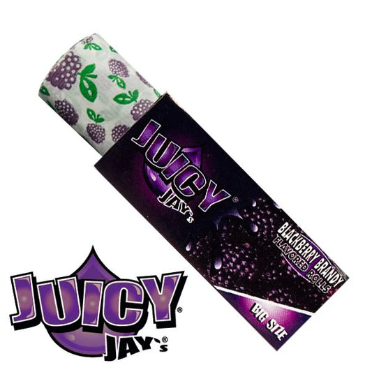 Juicy Jay's 風味捲紙 - 黑莓布蘭迪 1 ¼ (77mm)