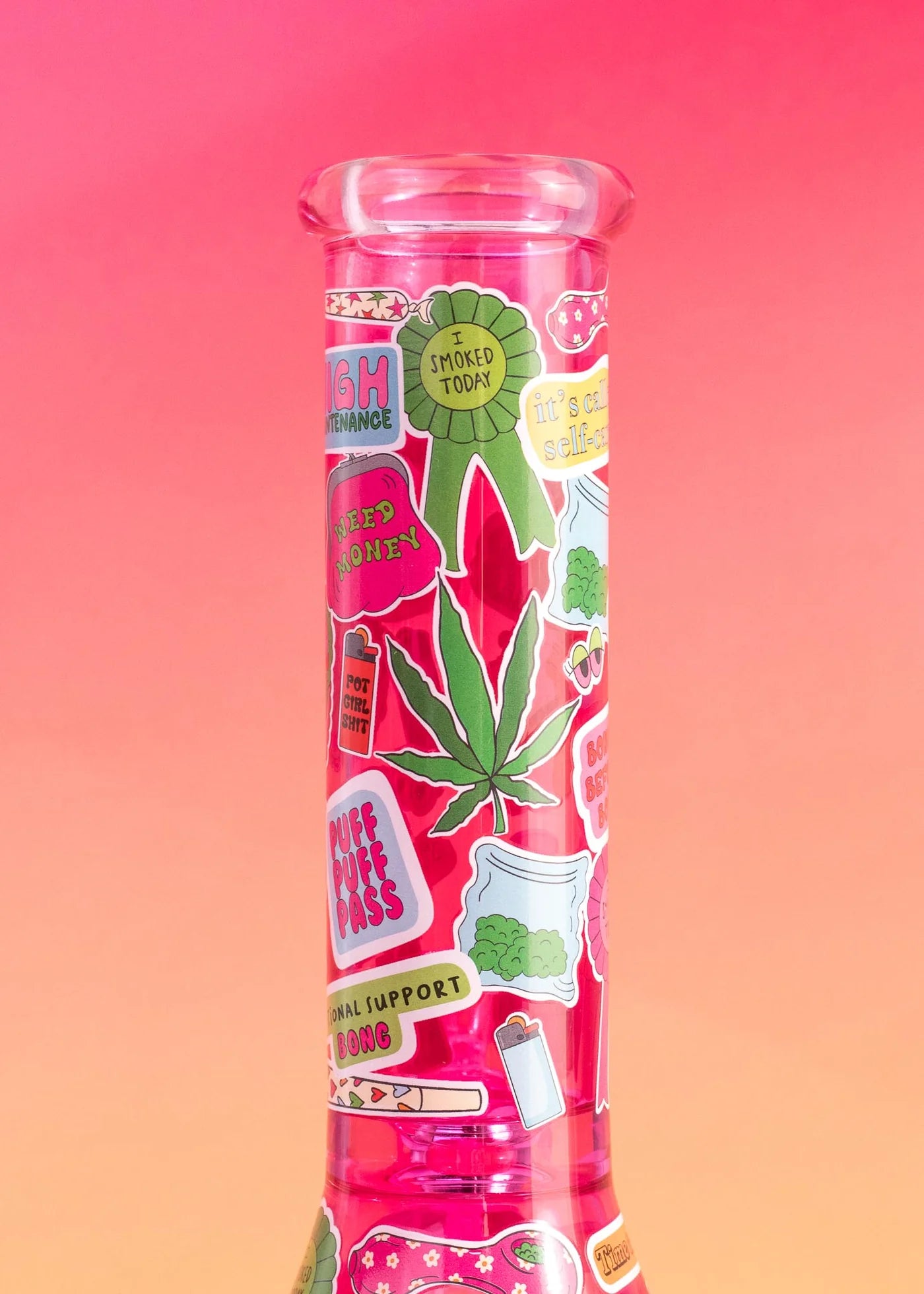 Canna Style - 粉色拼貼風水煙壺