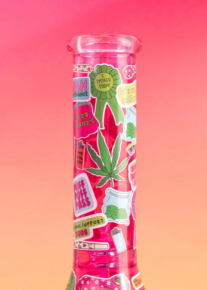 Canna Style - 粉色拼貼風水煙壺