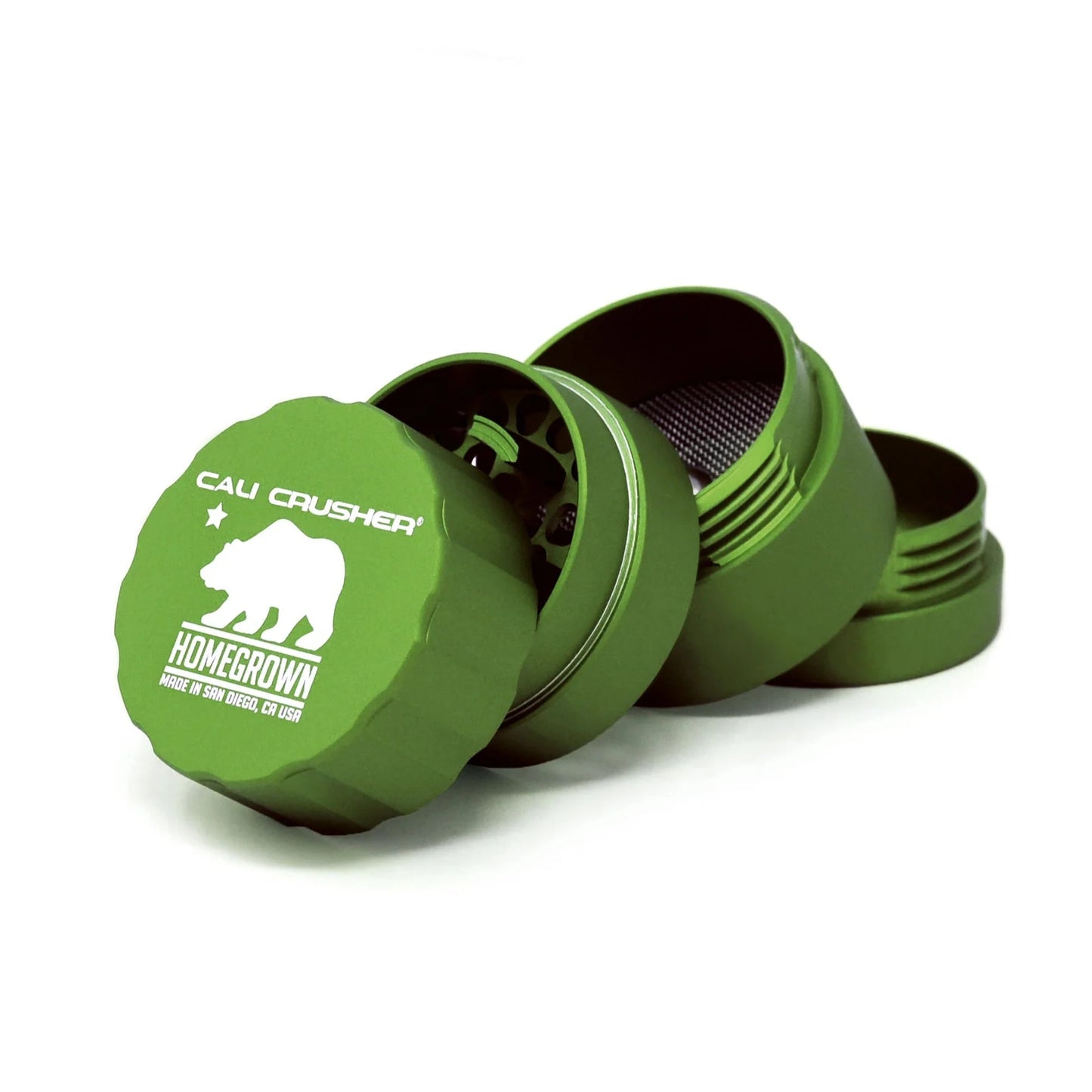 Santa Cruz Shredder - Large 4-layer grinder (Rasta color version)